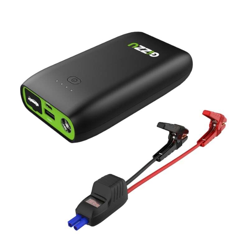 Gizzu  GJS10000  GIZZU 1000A Jump Starter 10400mAh - Black
