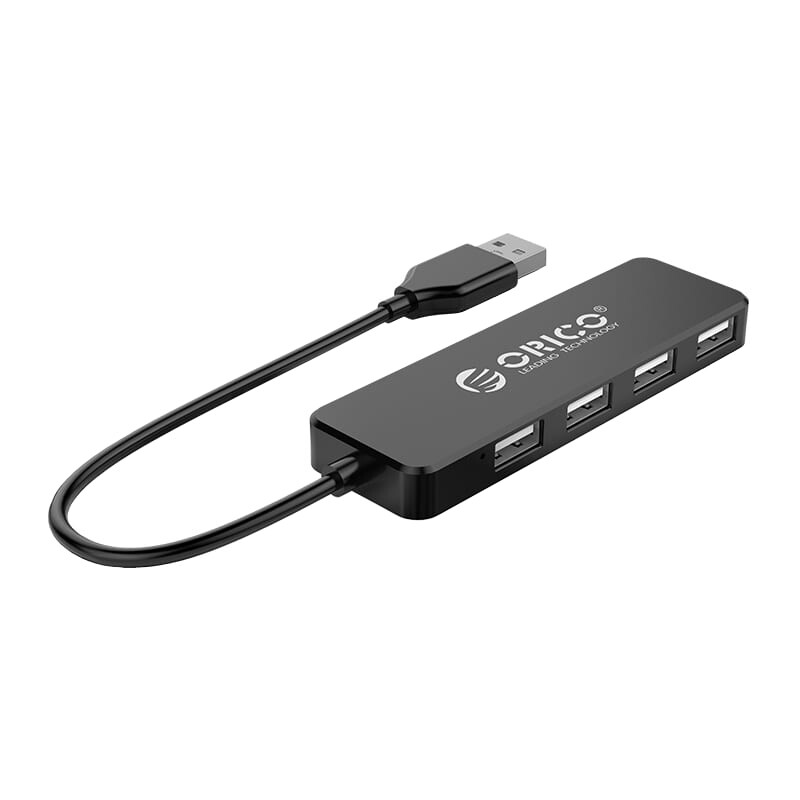 Orico  FL01-BK-BP  ORICO USB2.0 Hub Black 30cm