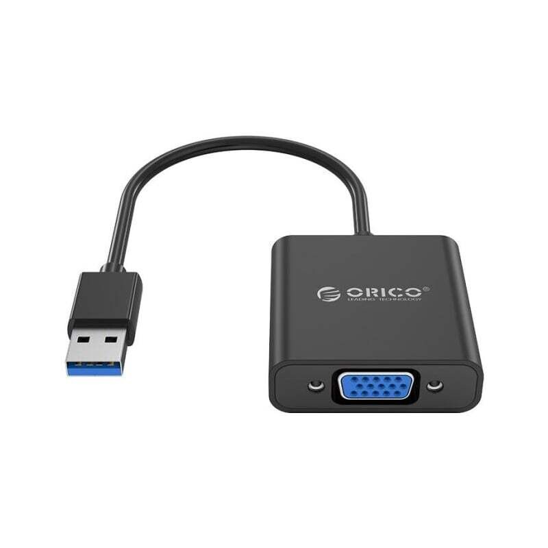 Orico  UTV-BK-BP  ORICO USB 3.0 to VGA Adapter - Black