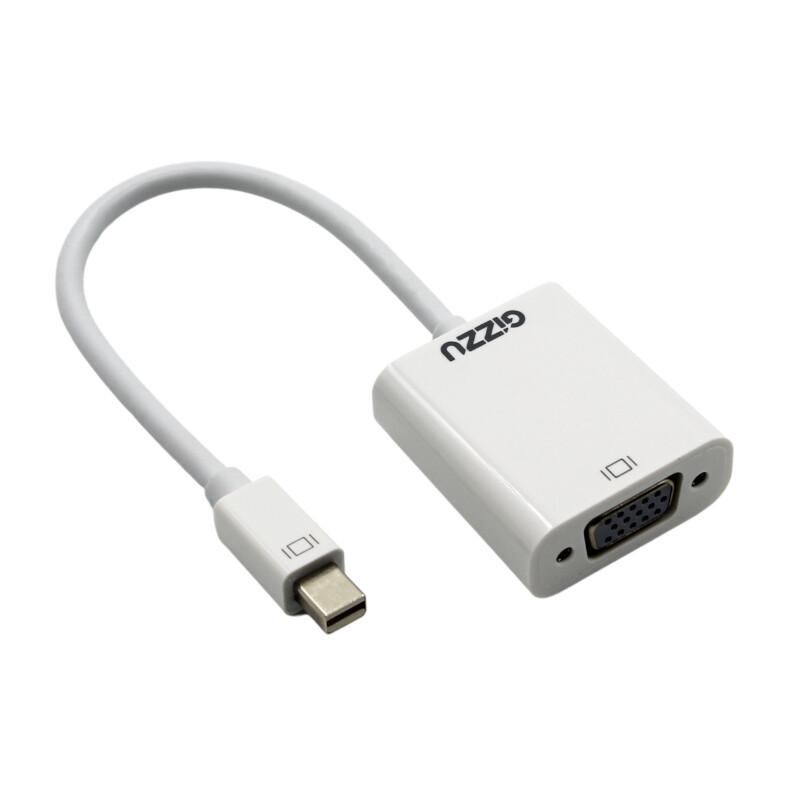 Gizzu  GAMDPVGAW  GIZZU Mini DisplayPort to VGA Adapter