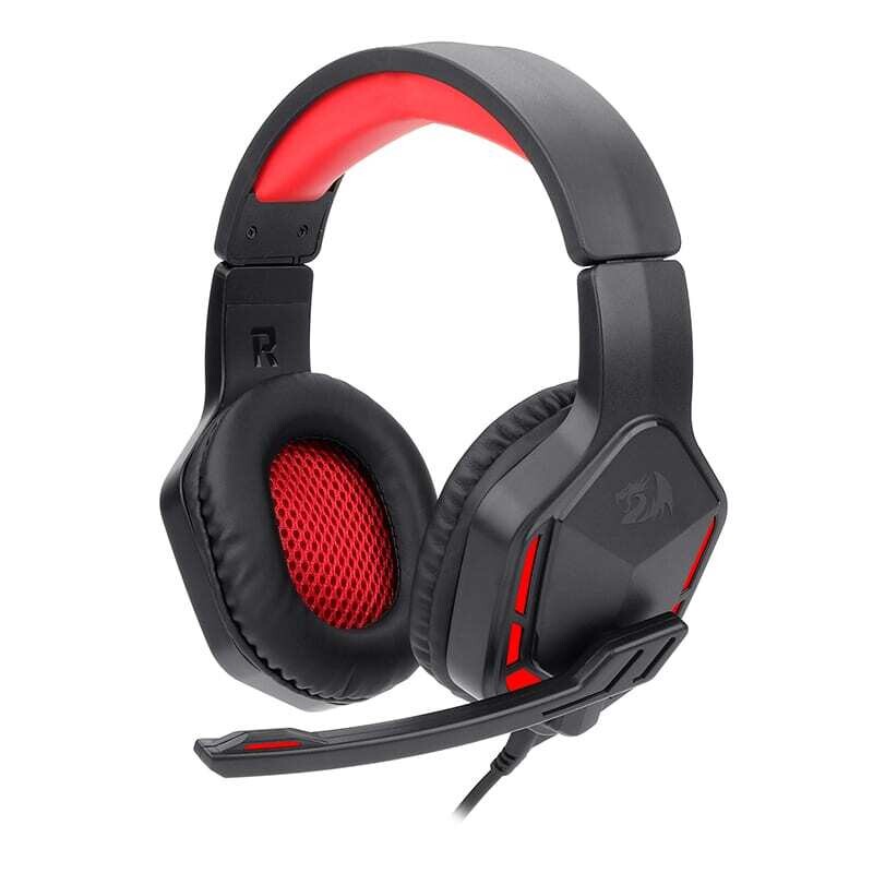 Redragon  RD-H220N  REDRAGON Over-Ear THEMIS Aux Gaming Headset - Black