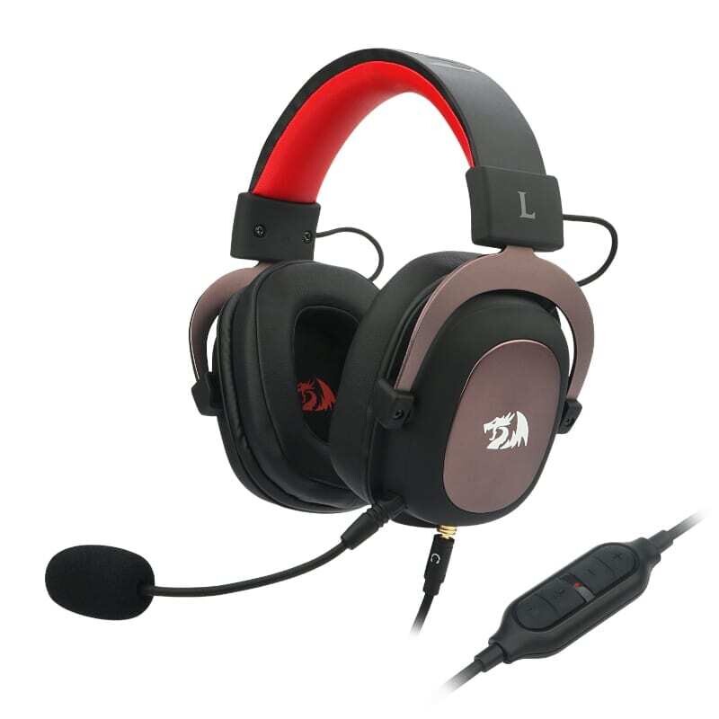 Redragon  RD-H510-1  REDRAGON Over-Ear ZEUS 2 USB Gaming Headset - Black