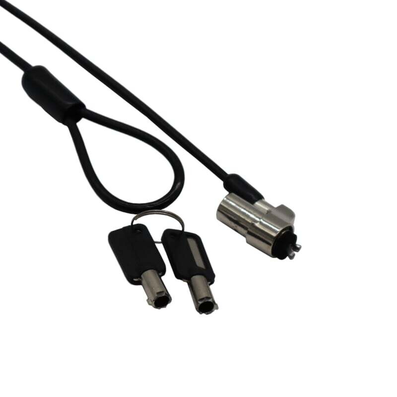 Gizzu  GCTKLMK  GIZZU 1.8m T-Bar Laptop Cable Lock Master Key Compatible
