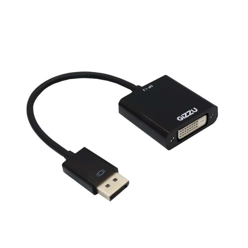 Gizzu  GADPDVI  GIZZU Display Port Male to DVI Female Adapter 0.15m Polybag