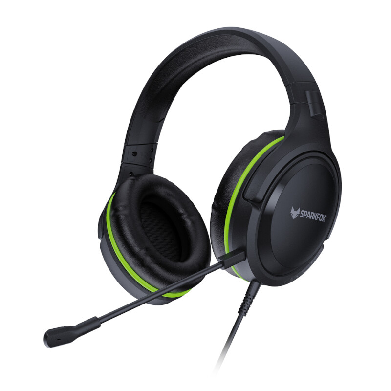 Sparkfox  W20X514  Sparkfox X-Box Series-X|S SF11 Stereo Headset - Black and Green