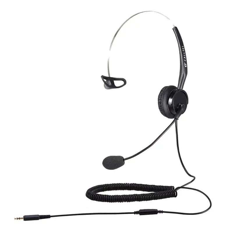 Calltel  TH0224000009  Calltel T400 Mono-Ear Headset - Noise-Cancelling Mic - Single 3.5mm Jack