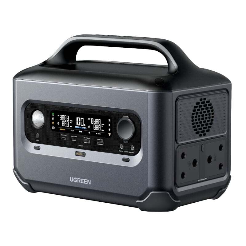 Ugreen  25380-GS600  UGREEN PowerRoam Portable Power Station 680Wh/600W SA