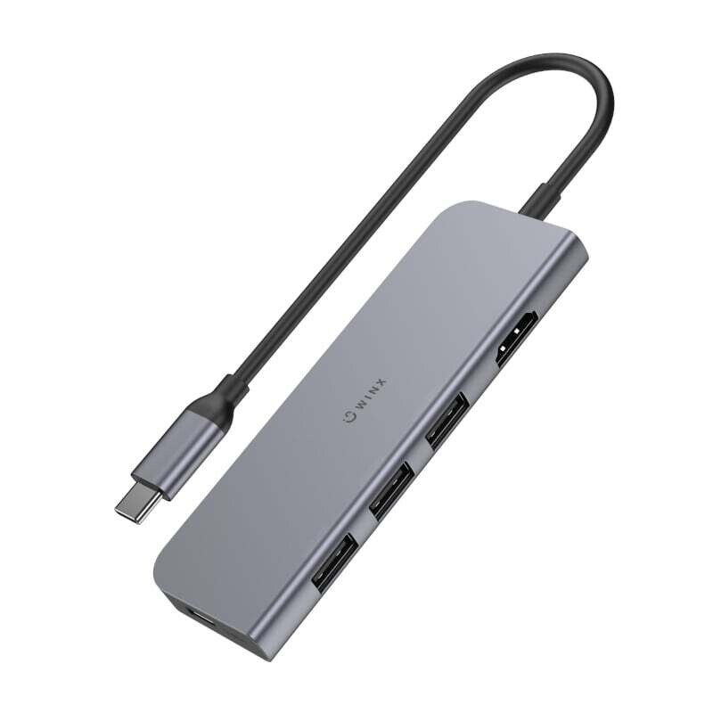WINX  WX-HB106  WINX CONNECT Max 5-in-1 Type-C Hub