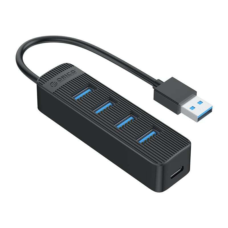 Orico  TWU3-4A-BK-EP  ORICO 4 Port USB Hub | 4x USB3 | Black
