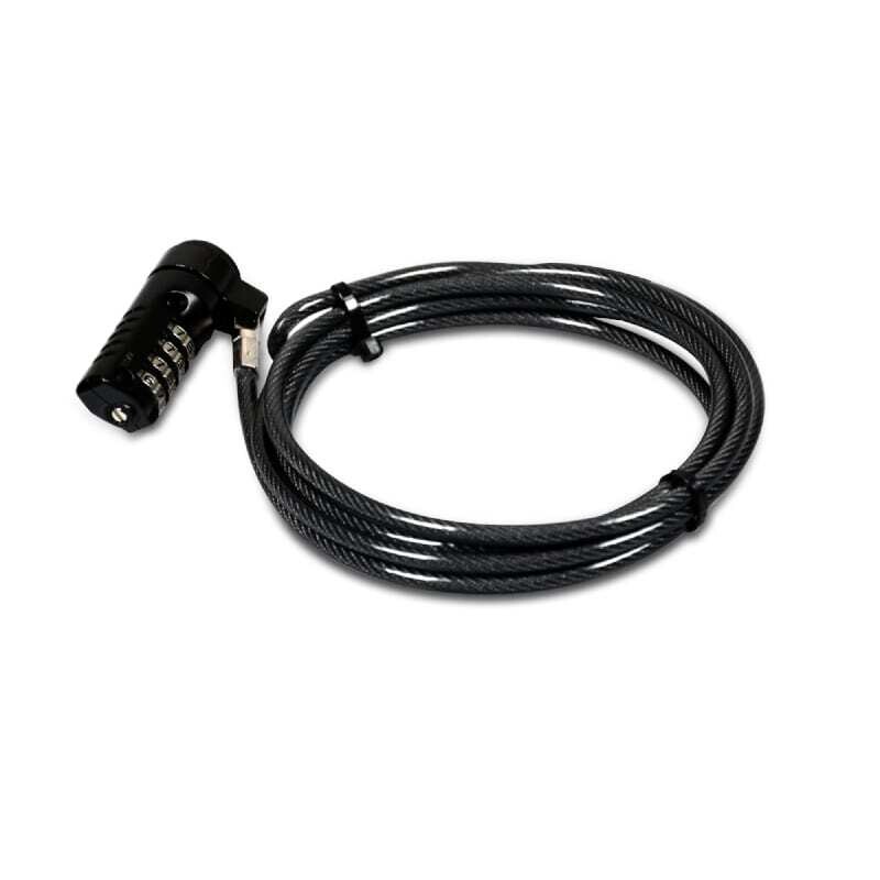Port  901209  Port Connect 1.8m T-Bar Combination Cable Lock