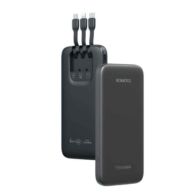 Romoss  PHC10-201-2731H  Romoss Power Bank 10000mAh 15W BK