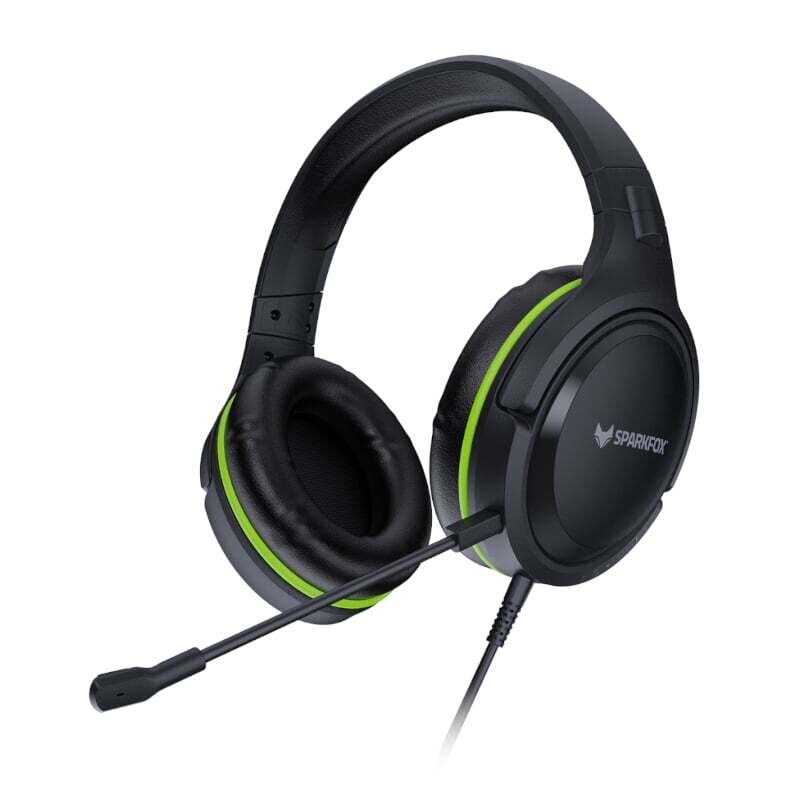 Sparkfox  W20X514  Sparkfox X-Box Series-X|S SF11 Stereo Headset - Black and Green