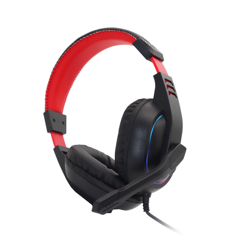 Redragon  RD-H120-RGB  REDRAGON Over-Ear ARES Aux RGB Gaming Headset - Black