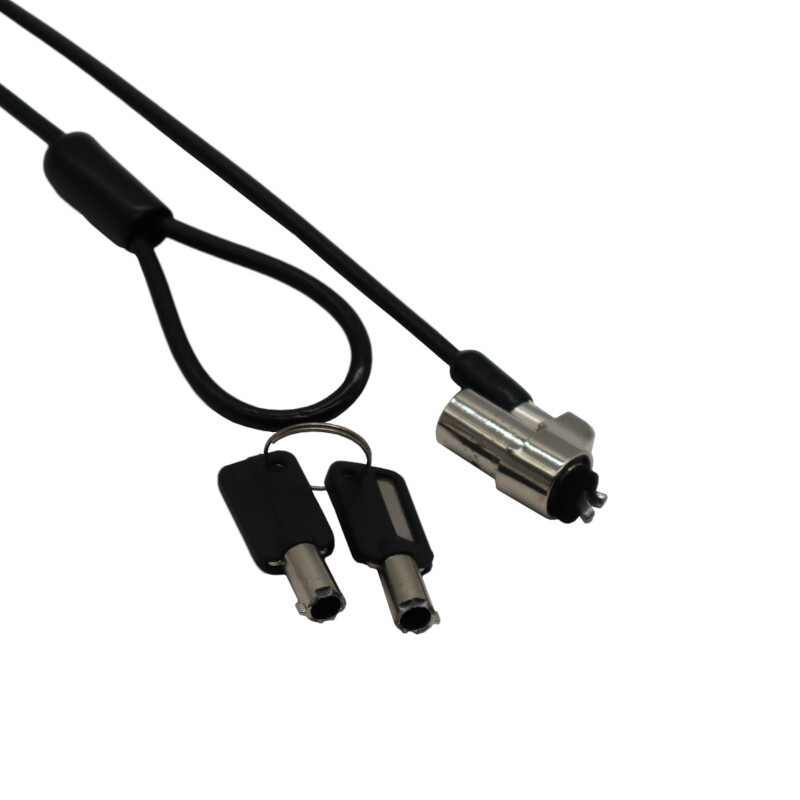 Gizzu  GCTKLMK  GIZZU 1.8m T-Bar Laptop Cable Lock Master Key Compatible