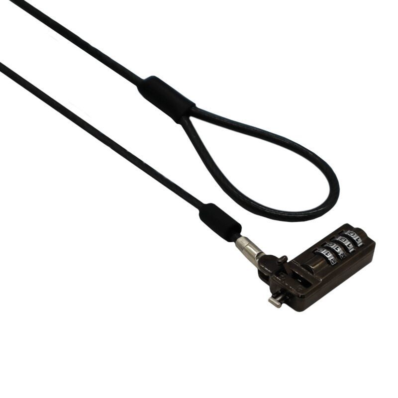 Gizzu  GCSCL2M  GIZZU 2m Slimline Combination Notebook &amp; Ultrabook Cable Lock
