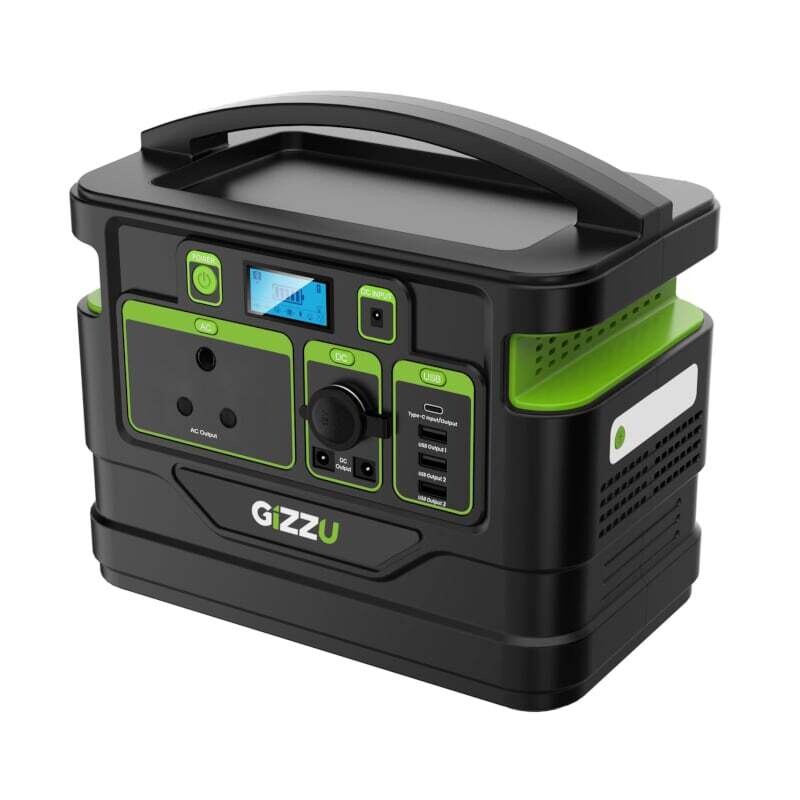 Gizzu  GPS500  GIZZU 518Wh Portable Power Station 1 x 3 Prong SA Plug Point