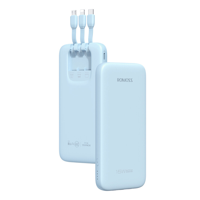 Romoss  PHC10-201-7731H  Romoss Power Bank 10000mAh 15W BLU