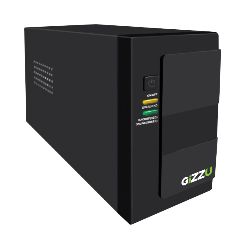 Gizzu  GUPS1000VA  GIZZU 1000VA 1x Type-M 1x USB Com UPS