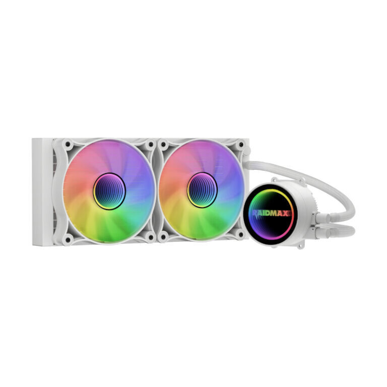 Raidmax- LS240WT ARGB -  Raidmax Infinita 240mm ARGB Liquid CPU Cooler - White