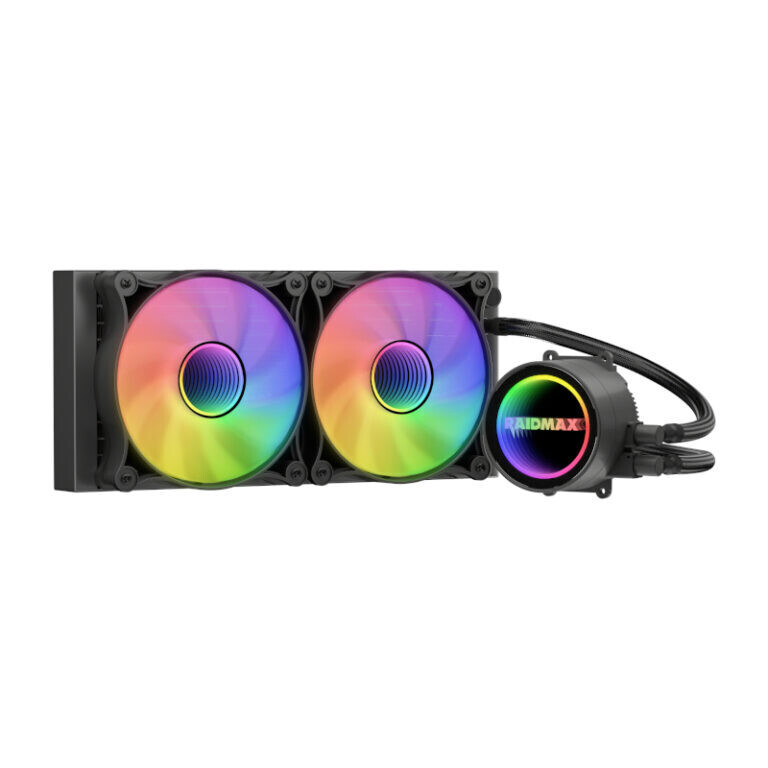 Raidmax- LS240BK ARGB -  Raidmax Infinita 240mm ARGB Liquid CPU Cooler - Black