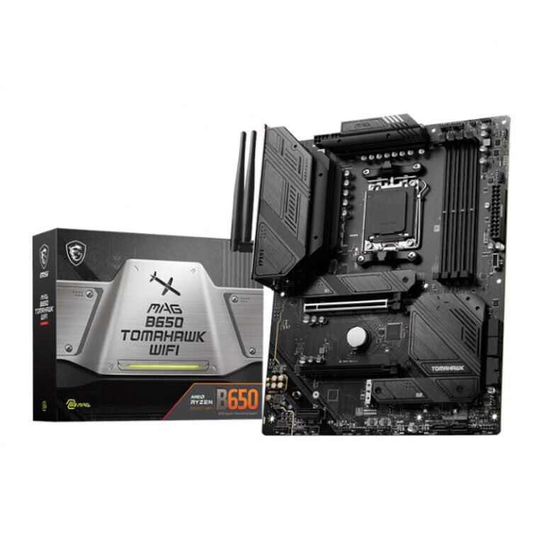 MSI- MAGB650TOMAHAWKWIFI -  MSI MAG B650 TOMAHAWKWIFI AMD AM5 ATX Gaming Motherboard