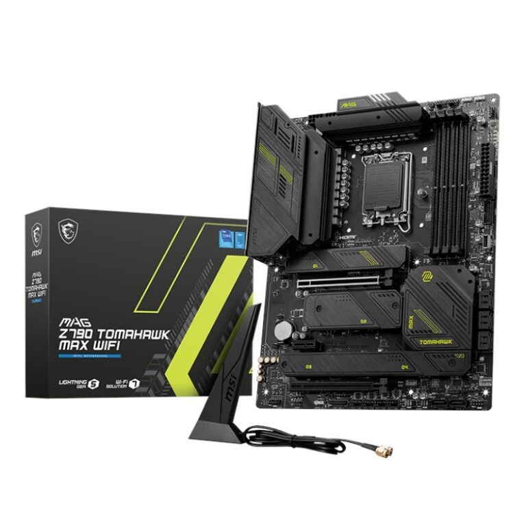 MSI- MAGZ790TOMAHAWKMAXWIFI -  MSI MAG Z790 TOMAHAWK MAX WIFI DDR5 LGA1700 ATX Gaming Motherboard