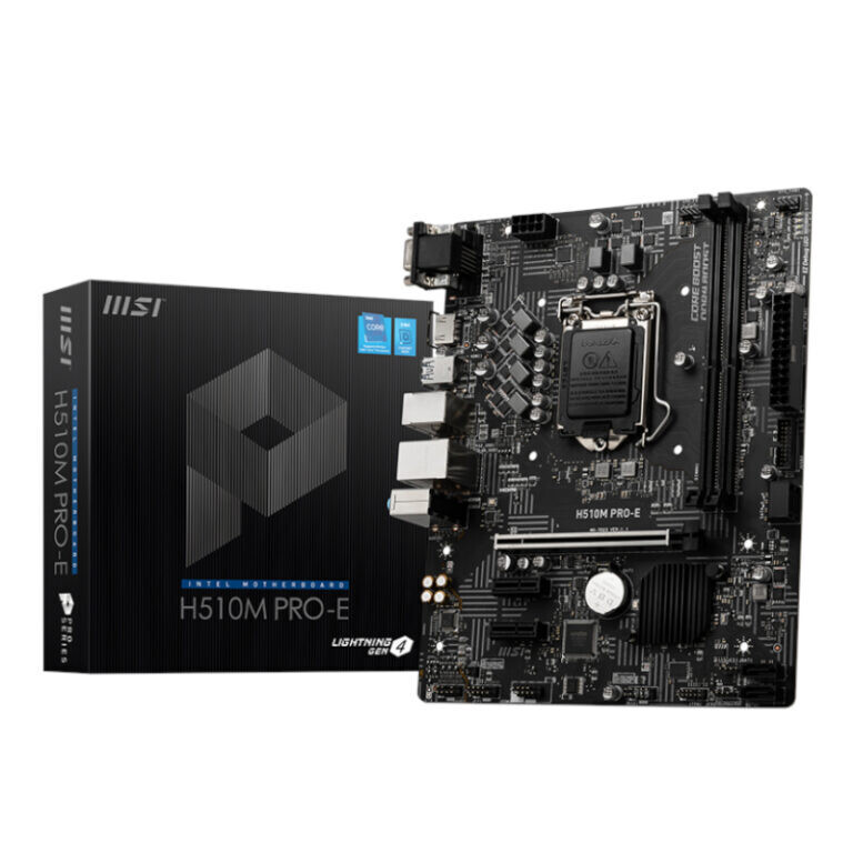 MSI- H510MPRO-E -  MSI H510M PRO-E Intel LGA1200 M-ATX Motherboard