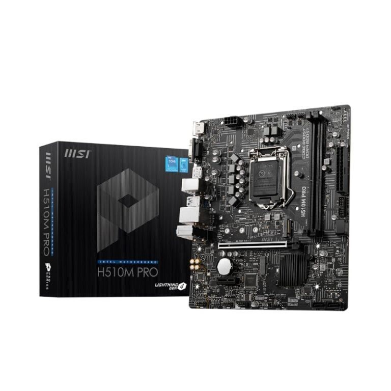 MSI- H510MPRO-B -  MSI H510M PRO-B Intel LGA1200 M-ATX Motherboard
