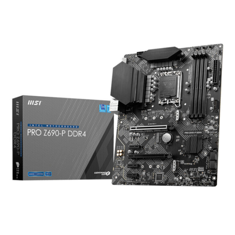 MSI- PROZ690-PDDR4 -  MSI PRO Z690-P-DDR4 LGA1700 ATX Gaming Motherboard