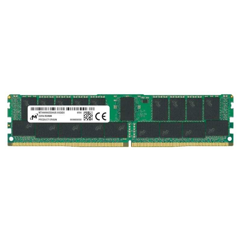 Micron- MTA18ASF2G72PZ-3G2E2R -  Micron MTA18ASF2G72PZ-3G2E2R 16GB 3200MHz Single Rank DDR4 RDIMM Memory