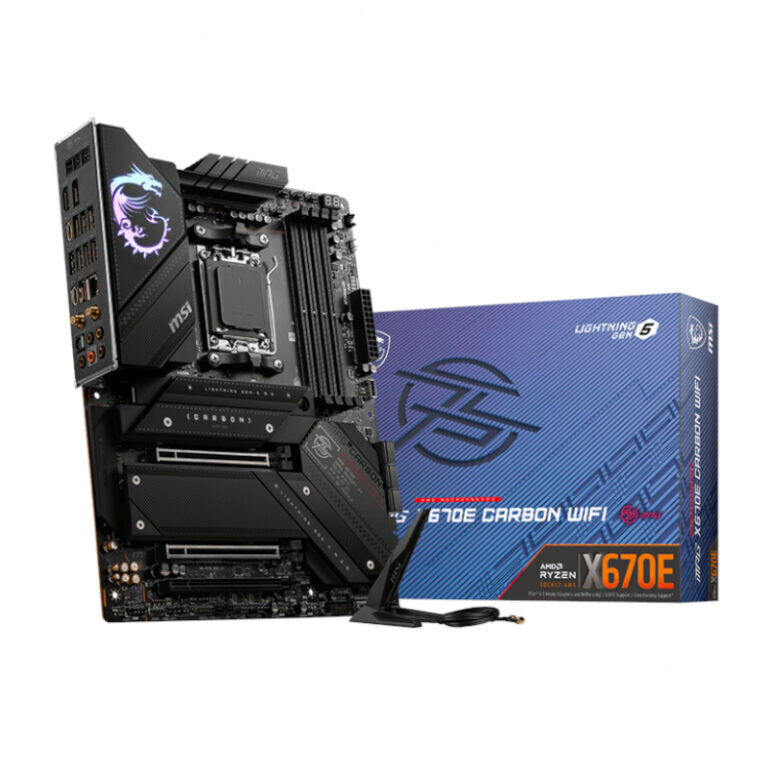 MSI- MPGX670ECARBONWIFI -  MSI MPG X670E CARBON WIFI AMD AM5 ATX Gaming Motherboard