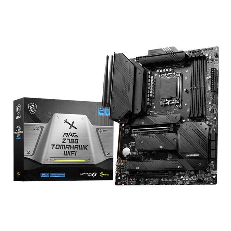 MSI- MAGZ790TOMAHAWKWIFI -  MSI MAG Z790 TOMAHAWK WIFI DDR5 LGA1700 ATX Gaming Motherboard