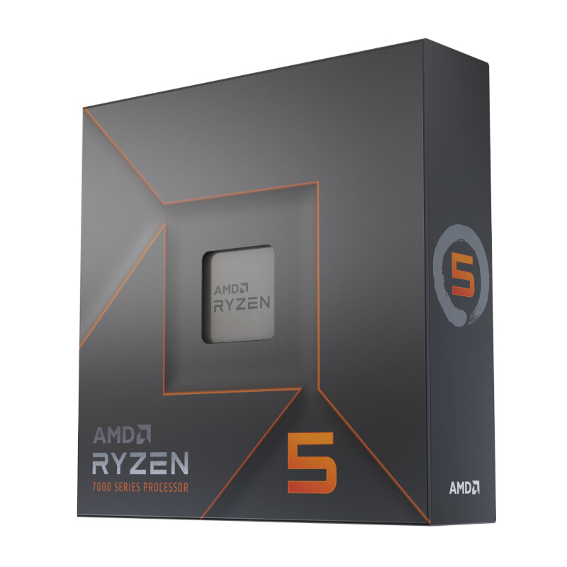 AMD- 100-100000593WOF -  AMD RYZEN 5 7600X 6-Core 4.7GHz AM5 CPU