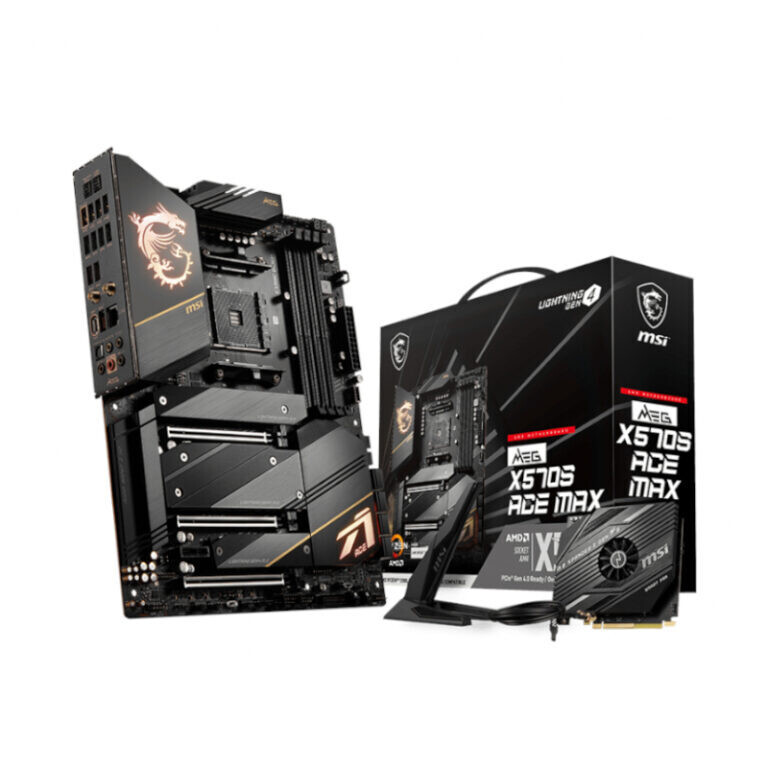 MSI- MEGX570SACEMAX -  MSI MEG X570S ACE MAX AMD AM4 ATX Gaming Motherboard