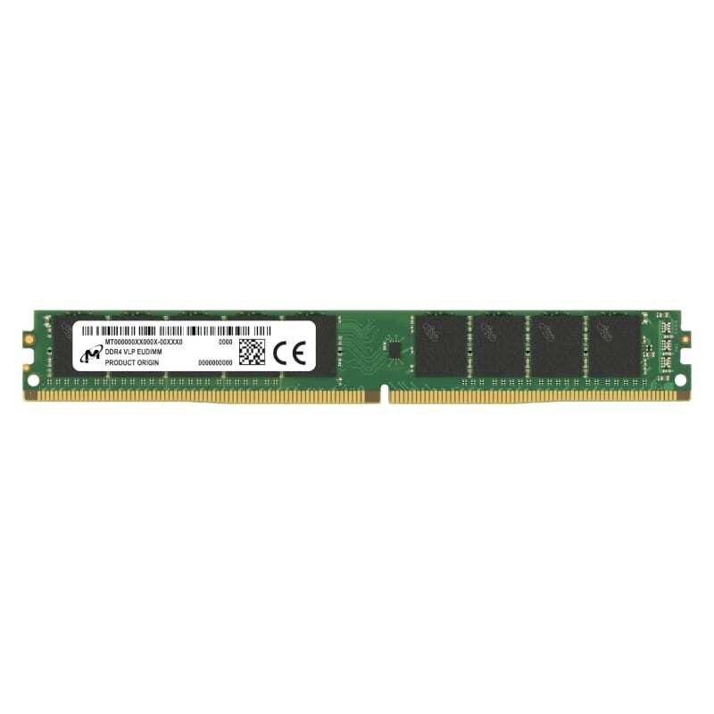 Micron- MTA18ADF2G72AZ-3G2E1R -  Micron MTA18ADF2G72AZ-3G2E1R 16GB 3200MHz DDR4 ECC VLP UDIMM Memory