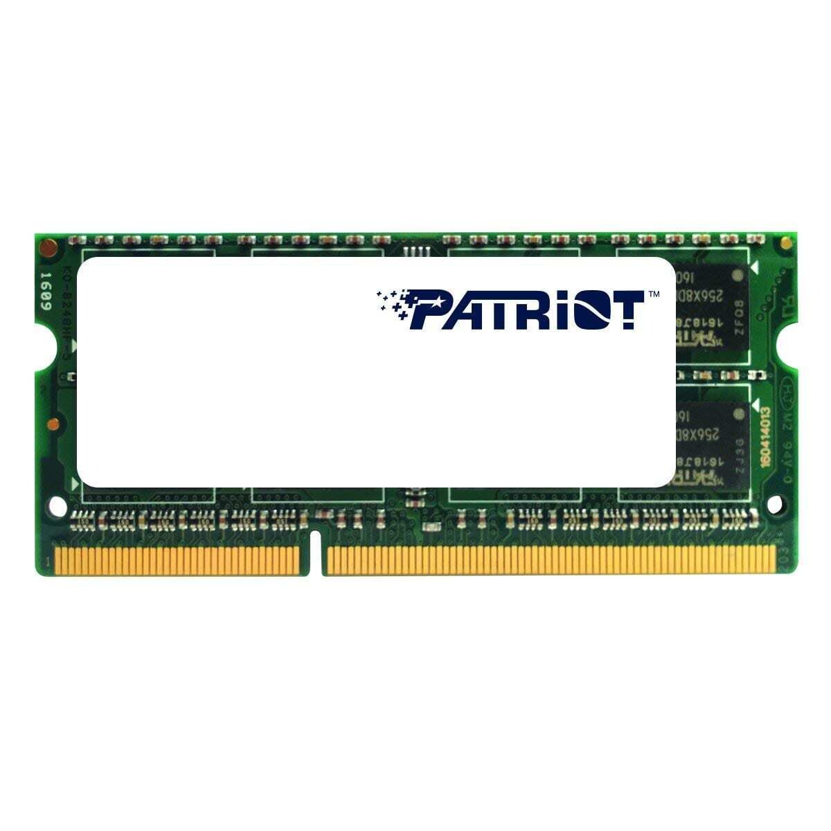 Patriot- PSD34G1600L2S -  Patriot Signature Line 4GB 1600MHz DDR3L Dual Rank SODIMM Notebook Memory