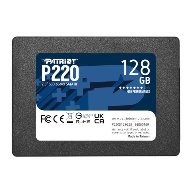 Patriot- P220S128G25 -  Patriot P220 128GB 2.5&quot; SSD
