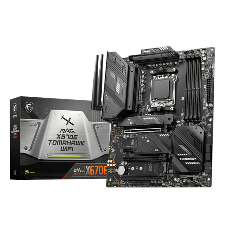 MSI- MAGX670ETOMAHAWKWIFI -  MSI MAG X670E TOMAHAWK WIFI AMD AM5 ATX Gaming Motherboard
