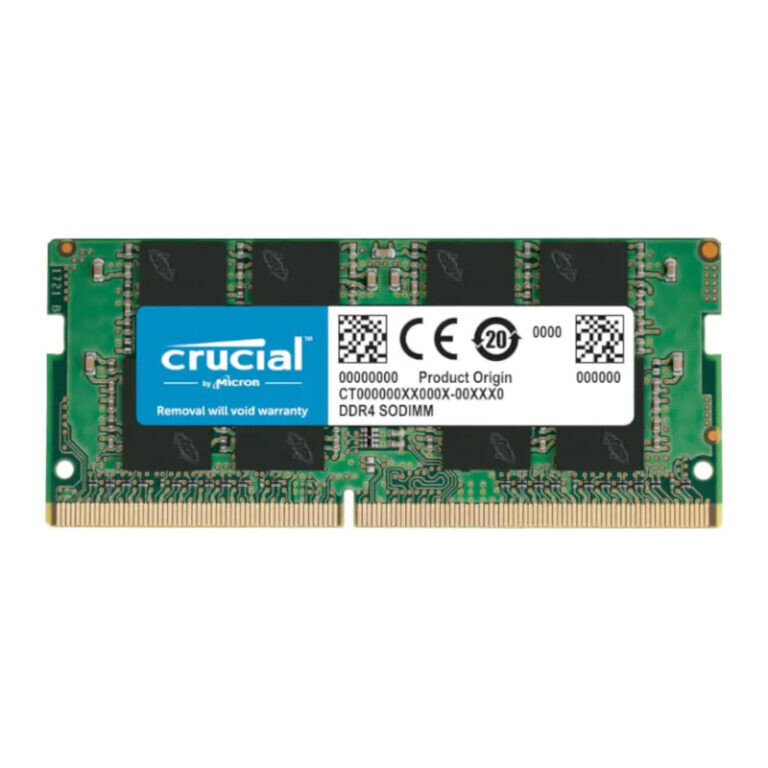 Crucial- CT8G4SFRA32A -  Crucial 8GB 3200MHz DDR4 Single Rank SODIMM Notebook Memory