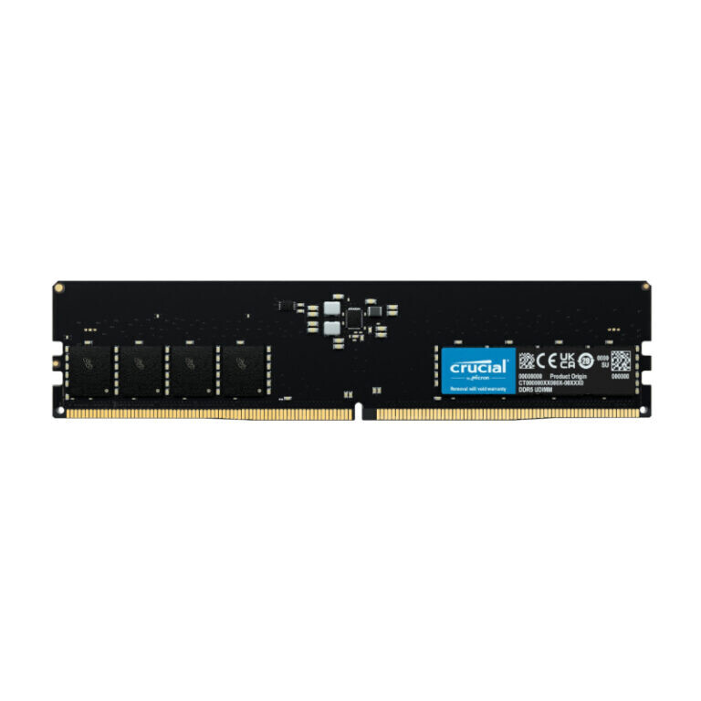 Crucial- CT16G56C46U5 -  Crucial 16GB 5600MHz DDR5 Desktop Memory