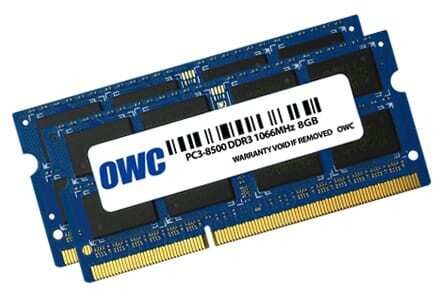 Owc- OWC8566DDR3S16P -  OWC Mac 16GB Kit (2x8GB) 1066Mhz DDR3 SODIMM Memory