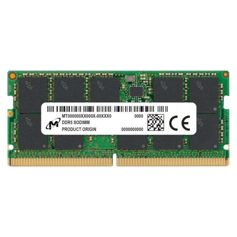 Micron- MTC20C2085S1TC48BR -  Micron MTC20C2085S1TC48BR 32GB 4800MHz DDR5 ECC SODIMM Memory