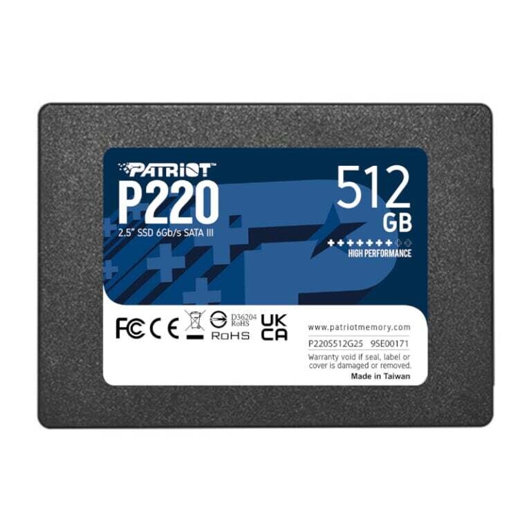 Patriot- P220S512G25 -  Patriot P220 512GB 2.5&quot; SSD