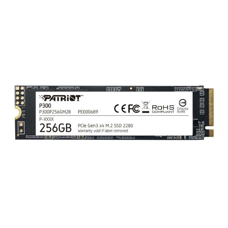 Patriot- P300P256GM28 -  Patriot P300 256GB M.2 PCIe NVMe SSD
