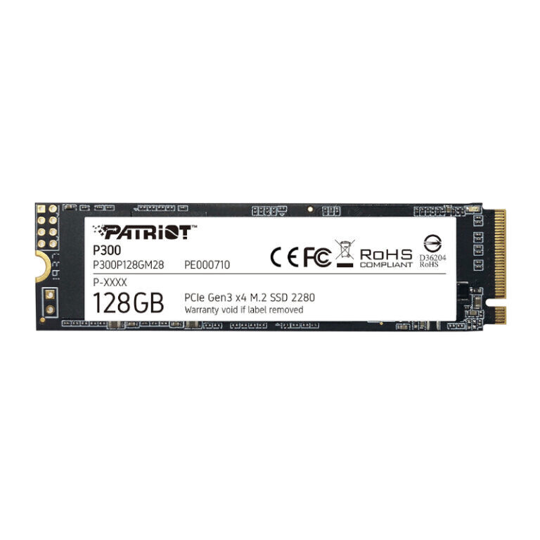 Patriot- P300P128GM28 -  Patriot P300 128GB M.2 PCIe NVMe SSD