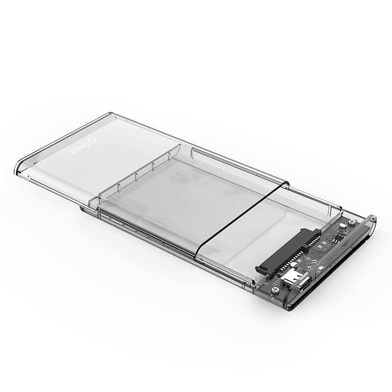 Orico - 2139C3-G2-CR-BP -  ORICO 2.5&quot; USB-C Transparent HDD Enclosure