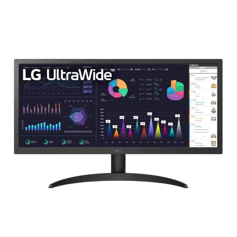 LG - 26WQ500-B.AFBQ -  LG 26&quot; IPS Panel Ultra-wide Monitor - 75Hz