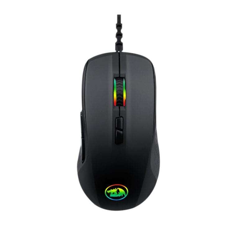 Redragon - RD-M718RGB -  REDRAGON STORMRAGE 10000DPI 7 Button RGB Gaming Mouse - Black
