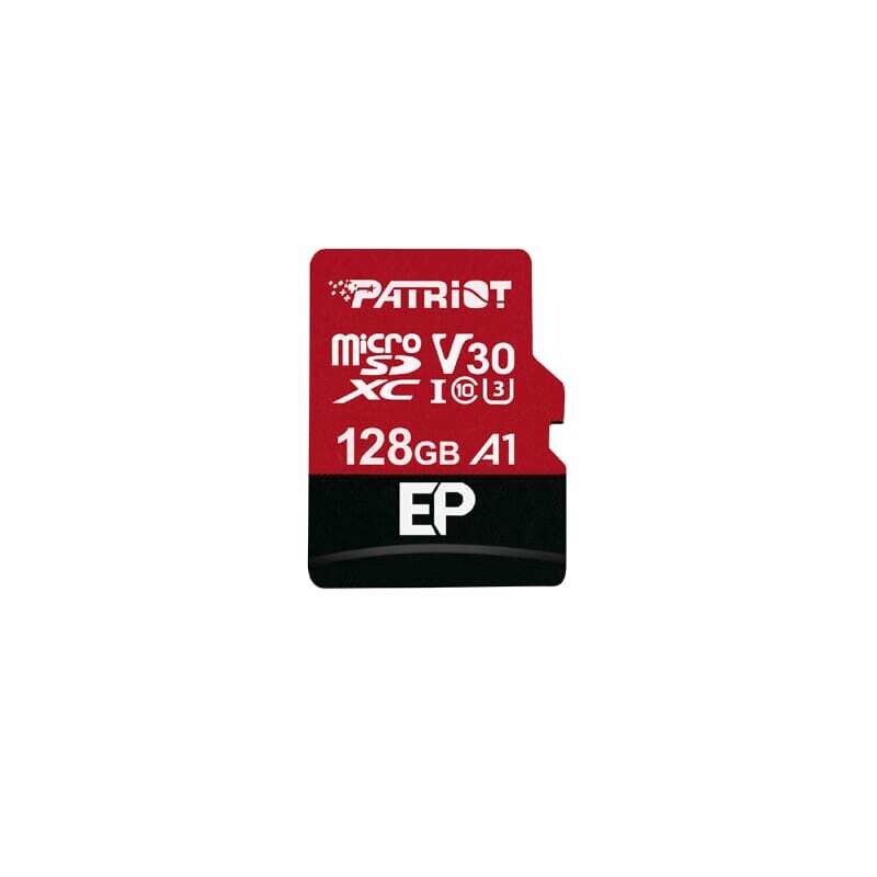 Patriot - PEF128GEP31MCX -  Patriot EP V30 A1 128GB Micro SDXC Card + Adapter