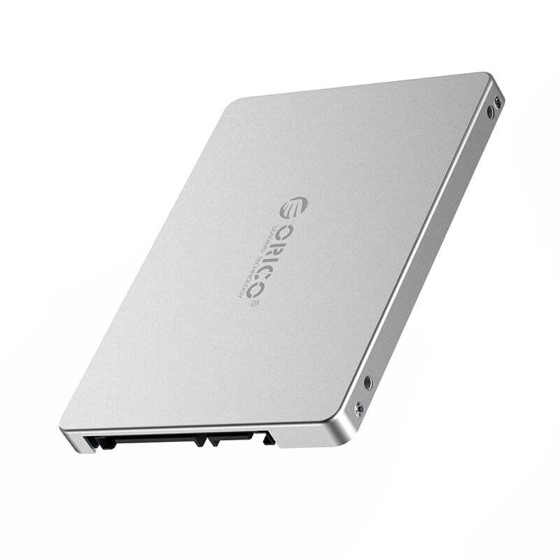 Orico - MS2TS-SV-BP -  ORICO M.2(2230/2242/2260/2280) NGFF/MSATA(Input) to SATA(Output - 2.5&quot; SSD Enclosure Form Factor) Convertor (2TB Max) - Aluminium